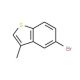 5-Bromo-3-methylbenzo[b]thiophene (CAS 1196-09-4) - chemical structure image