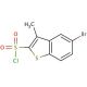 5-Bromo-3-methylbenzo[b]thiophene-2-sulphonyl chloride (CAS 338797-11-8) - chemical structure image
