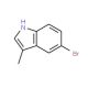 5-Bromo-3-methylindole (CAS 10075-48-6) - chemical structure image