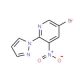 5-Bromo-3-nitro-2-(1H-pyrazol-1-yl)pyridine (CAS 446284-40-8) - chemical structure image