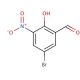 5-Bromo-3-nitrosalicylaldehyde (CAS 16634-88-1) - chemical structure image