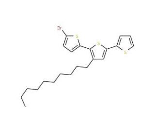 5-Bromo-3&prime;-decyl-2,2&prime;:5&prime;,2&prime;&prime;-terthiophene (CAS 477335-02-7) - chemical structure image