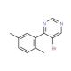 5-Bromo-4-(2,5-dimethylphenyl)pyrimidine (CAS 941294-35-5) - chemical structure image