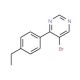 5-Bromo-4-(4-ethylphenyl)pyrimidine (CAS 951884-40-5) - chemical structure image
