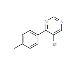 5-Bromo-4-(4-methylphenyl)pyrimidine (CAS 149323-50-2) - chemical structure image