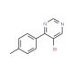 5-Bromo-4-(4-methylphenyl)pyrimidine (CAS 149323-50-2) - chemical structure image
