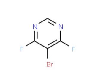 5-Bromo-4,6-difluoropyrimidine (CAS 946681-88-5) - chemical structure image