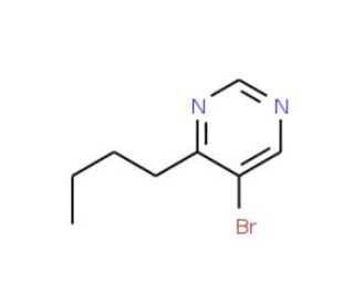 5-Bromo-4-butylpyrimidine (CAS 4595-64-6) - chemical structure image