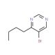 5-Bromo-4-butylpyrimidine (CAS 4595-64-6) - chemical structure image