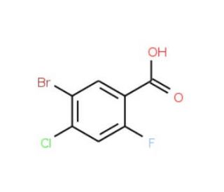 5-Bromo-4-chloro-2-fluorobenzoic acid (CAS 289038-22-8) - chemical structure image