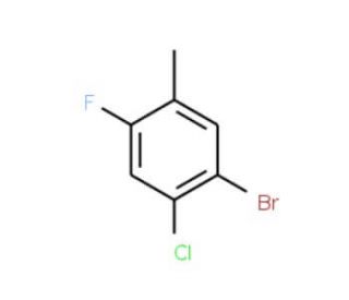 5-Bromo-4-chloro-2-fluorotoluene (CAS 201849-18-5) - chemical structure image