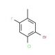 5-Bromo-4-chloro-2-fluorotoluene (CAS 201849-18-5) - chemical structure image