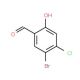 5-Bromo-4-chloro-2-hydroxy-benzaldehyde - chemical structure image