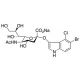 5-Bromo-4-chloro-3-indolyl α-D-N-acetylneuraminic acid sodium salt (CAS 160369-85-7) - chemical structure image
