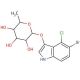 5-Bromo-4-chloro-3-indolyl β-L-fucopyranoside (CAS 125328-84-9) - chemical structure image