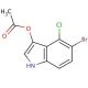 5-Bromo-4-chloro-3-indoxyl-3-acetate (CAS 3252-36-6) - chemical structure image