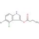 5-Bromo-4-chloro-3-indoxyl butyrate (CAS 129541-43-1) - chemical structure image