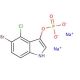 5-Bromo-4-chloro-3-indoxyl phosphate, disodium salt (CAS 102185-33-1) - chemical structure image
