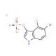 5-Bromo-4-chloro-3-indoxyl sulfate, potassium salt (CAS 6578-07-0) - chemical structure image