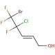 5-Bromo-4-chloro-4,5,5-trifluoropent-2-en-1-ol - chemical structure image