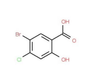 5-Bromo-4-chlorosalicylic acid (CAS 142167-38-2) - chemical structure image