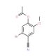 5-Bromo-4-cyano-2-methoxyphenyl acetate - chemical structure image