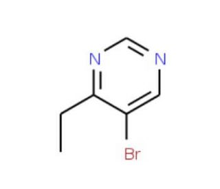 5-Bromo-4-ethylpyrimidine (CAS 951884-36-9) - chemical structure image