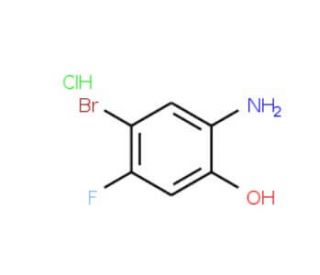 5-bromo-4-fluoro-2-hydroxy-aniline HCl (CAS 1037298-12-6) - chemical structure image