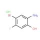 5-bromo-4-fluoro-2-hydroxy-aniline HCl (CAS 1037298-12-6) - chemical structure image