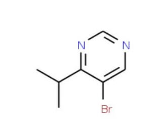 5-Bromo-4-isopropylpyrimidine (CAS 951884-28-9) - chemical structure image
