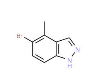 5-Bromo-4-methyl-1H-indazole (CAS 1082041-34-6) - chemical structure image