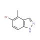 5-Bromo-4-methyl-1H-indazole (CAS 1082041-34-6) - chemical structure image