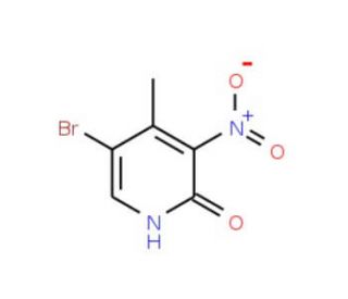 5-Bromo-4-methyl-3-nitropyridin-2-ol (CAS 228410-90-0) - chemical structure image
