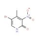 5-Bromo-4-methyl-3-nitropyridin-2-ol (CAS 228410-90-0) - chemical structure image
