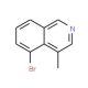 5-Bromo-4-methylisoquinoline (CAS 651310-24-6) - chemical structure image