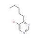 5-Bromo-4-pentylpyrimidine (CAS 951884-34-7) - chemical structure image