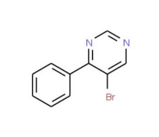 5-Bromo-4-phenylpyrimidine (CAS 3543-46-2) - chemical structure image