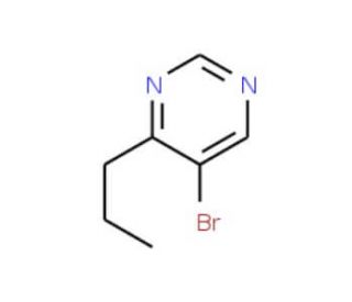 5-Bromo-4-propylpyrimidine (CAS 951884-26-7) - chemical structure image