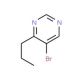 5-Bromo-4-propylpyrimidine (CAS 951884-26-7) - chemical structure image