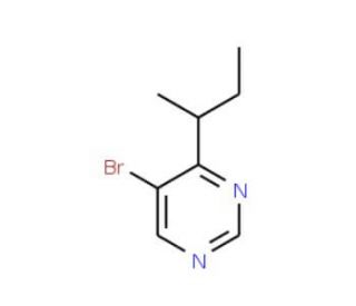 5-Bromo-4-sec-butylpyrimidine (CAS 951884-30-3) - chemical structure image