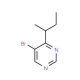 5-Bromo-4-sec-butylpyrimidine (CAS 951884-30-3) - chemical structure image