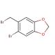 5-Bromo-6-bromomethyl-1,3-benzodioxole (CAS 5434-47-9) - chemical structure image