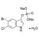 5-Bromo-6-chloro-3-indoxyl phosphate, disodium salt monohydrate (CAS 404366-59-2) - chemical structure image