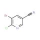5-Bromo-6-chloronicotinonitrile (CAS 71702-01-7) - chemical structure image