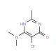 5-Bromo-6-(dimethylamino)-2-methyl-4-pyrimidinol - chemical structure image