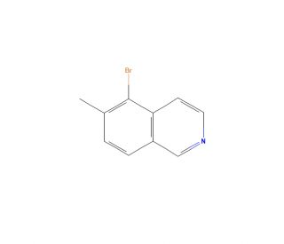 5-Bromo-6-methylisoquinoline (CAS 1146298-61-4) - chemical structure image