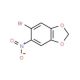 5-Bromo-6-nitrobenzo(1,3)dioxole (CAS 7748-58-5) - chemical structure image