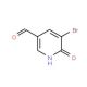 5-Bromo-6-oxo-1,6-dihydro-3-pyridinecarbaldehyde - chemical structure image