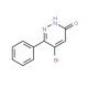 5-Bromo-6-phenyl-2H-pyridazin-3-one (CAS 90766-97-5) - chemical structure image