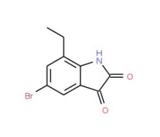 5-bromo-7-ethyl-1H-indole-2,3-dione - chemical structure image